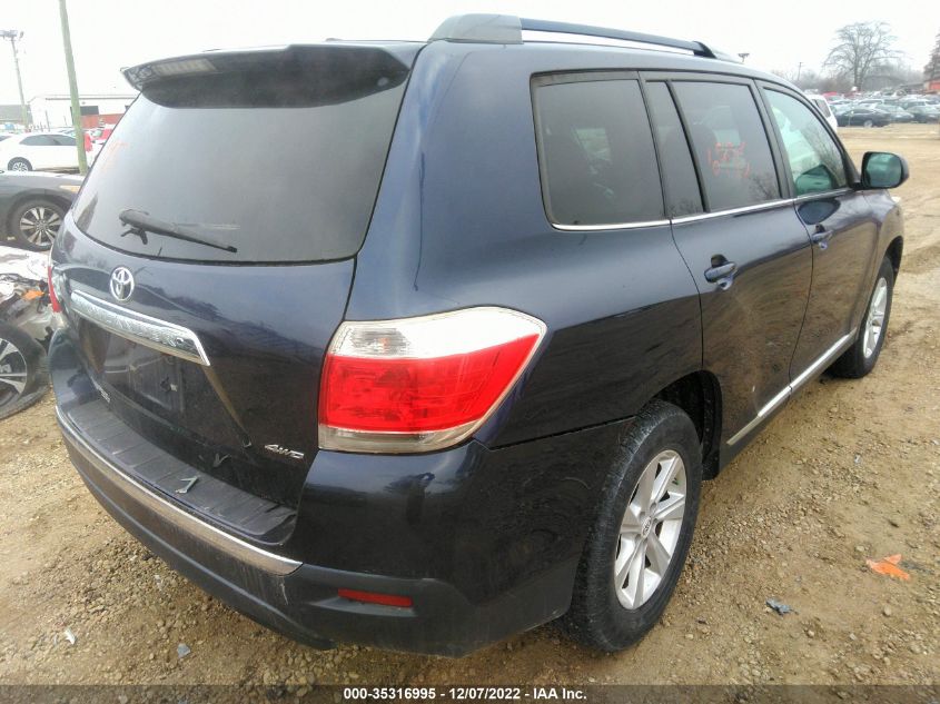 2011 Toyota Highlander Base V6 VIN: 5TDBK3EH0BS055969 Lot: 35316995