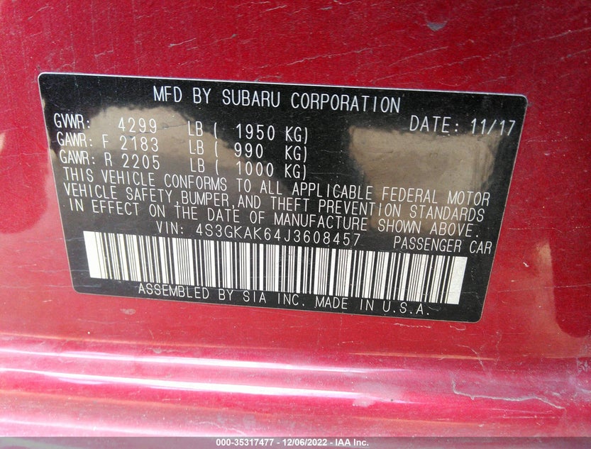 4S3GKAK64J3608457