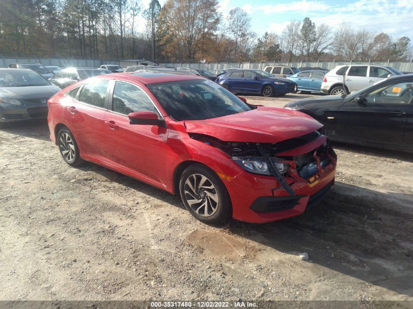 2016 Honda Civic Ex VIN: 2HGFC2F78GH566996 Lot: 35317480