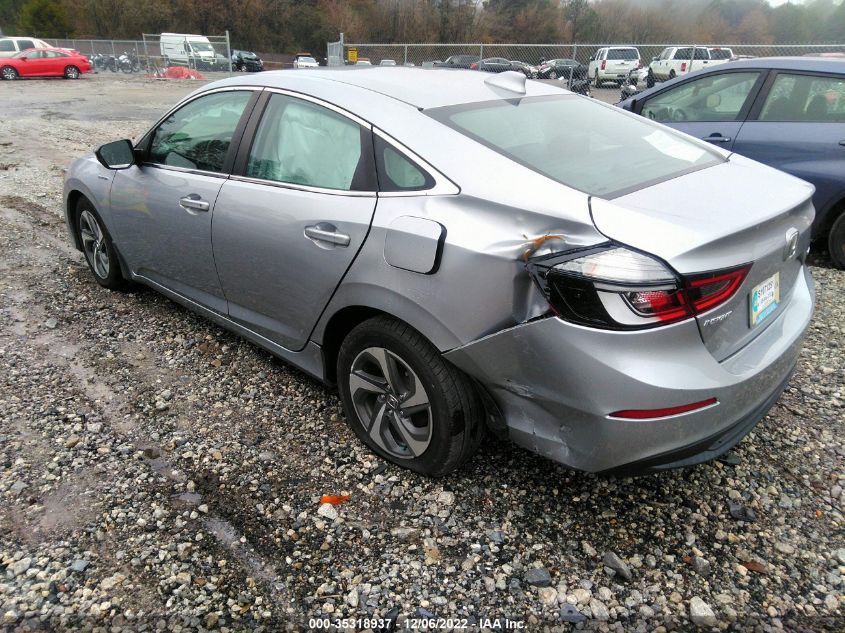 2019 Honda Insight Ex VIN: 19XZE4F55KE003781 Lot: 35318937