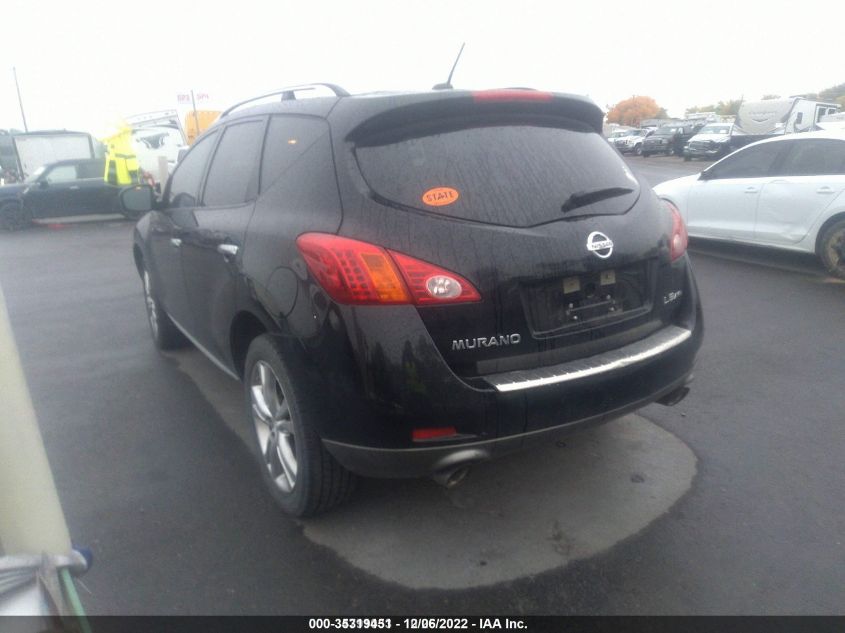 2010 Nissan Murano Le VIN: JN8AZ1MW2AW102644 Lot: 35319451