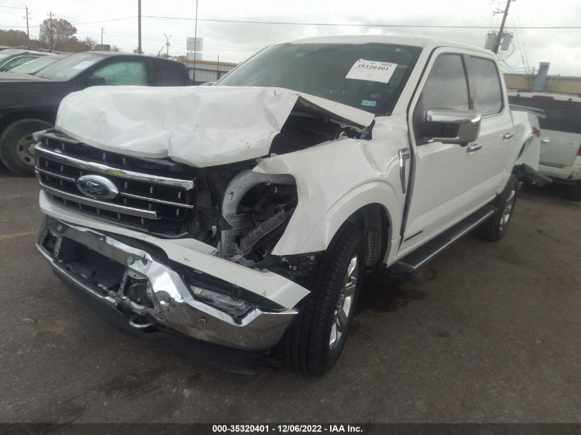 2021 Ford F-150 Lariat VIN: 1FTFW1EDXMFD08970 Lot: 35320401