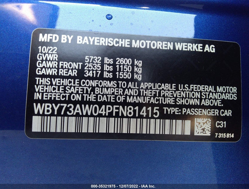 WBY73AW04PFN81415