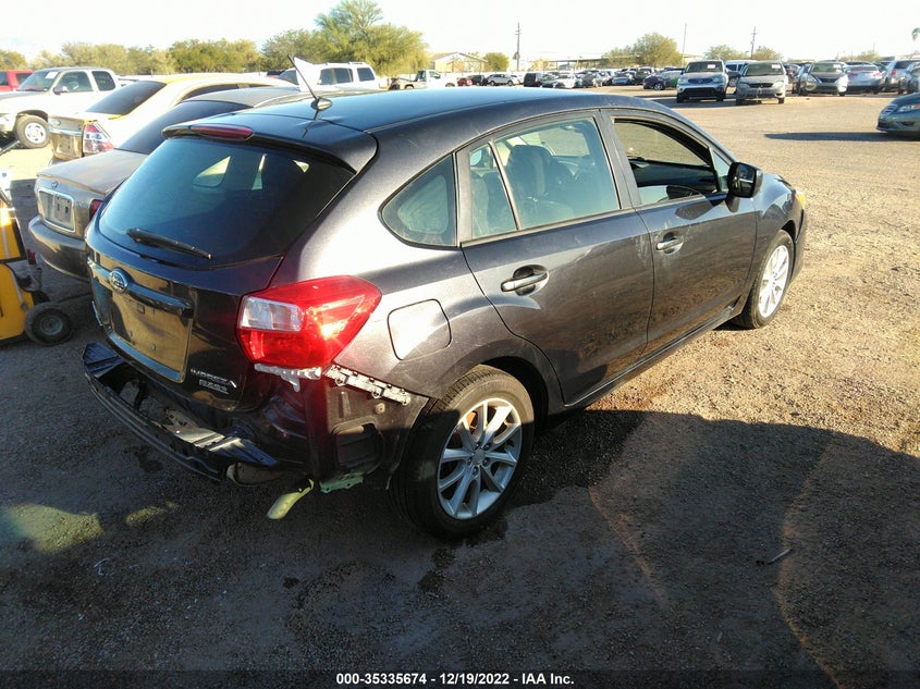 2014 SUBARU IMPREZA VIN: JF1GPAC60E8244018