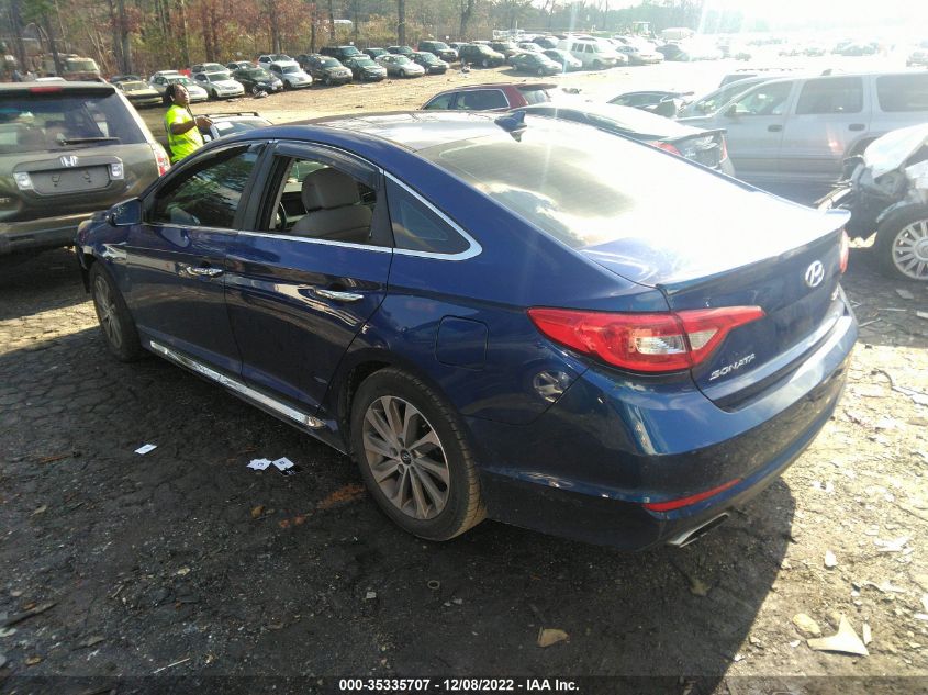 5NPE34AF4GH268800 2016 Hyundai Sonata Sport