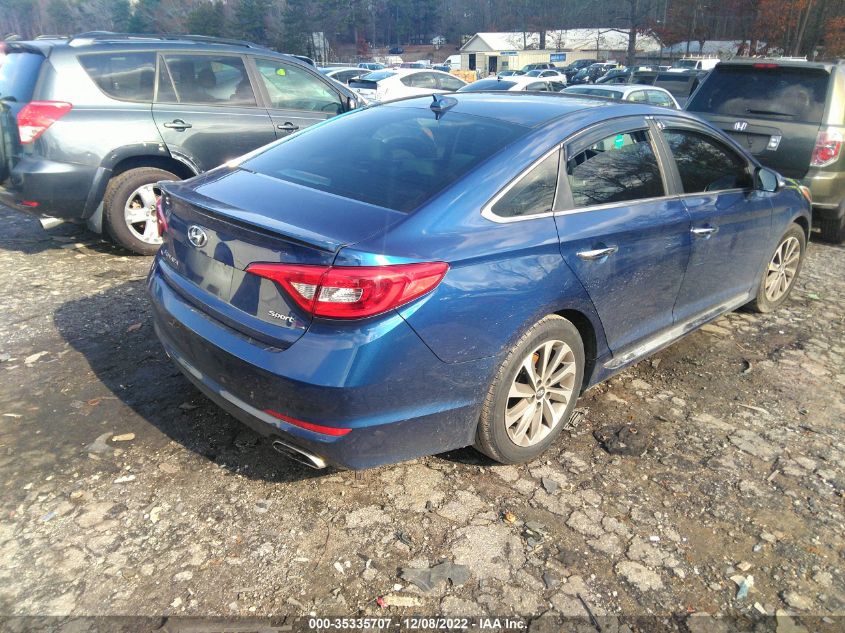 5NPE34AF4GH268800 2016 Hyundai Sonata Sport