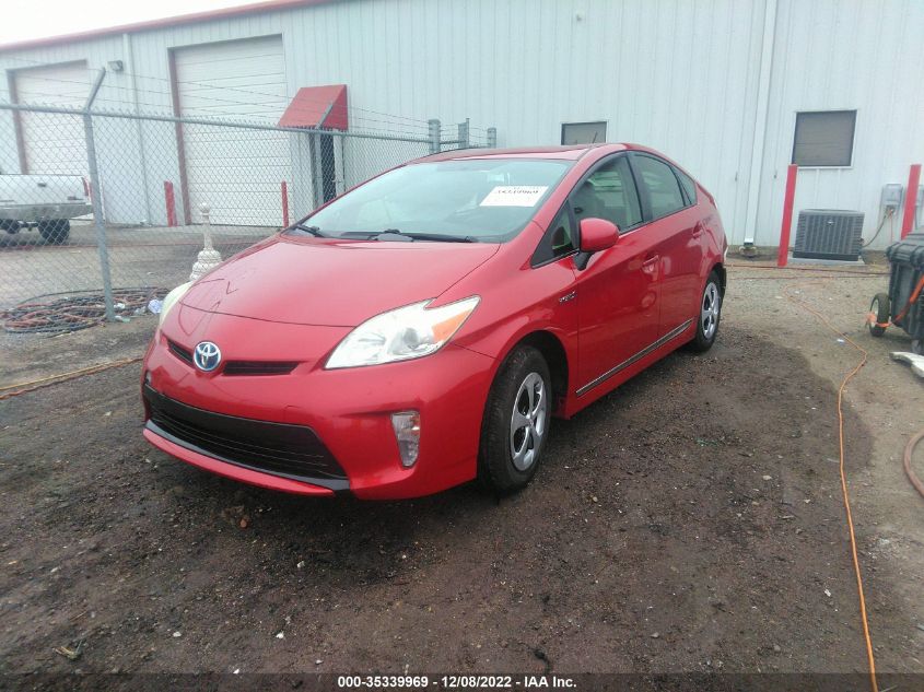 2013 Toyota Prius One/Two/Three/Four/Five VIN: JTDKN3DU3D0339513 Lot: 35339969