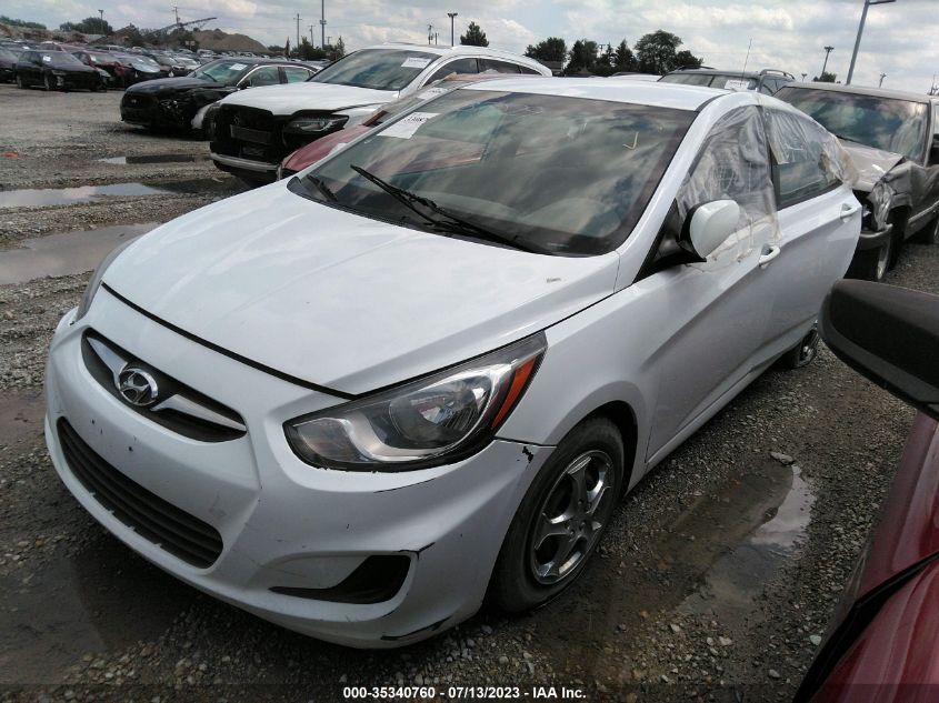 2014 Hyundai Accent Gls VIN: KMHCT4AE6EU655345 Lot: 35340760