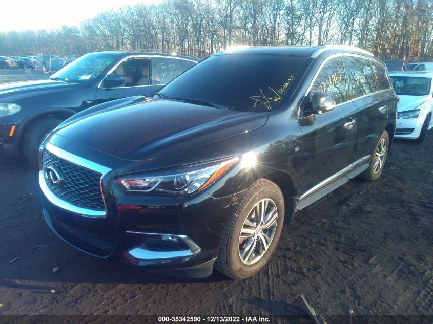 2020 Infiniti Qx60 Luxe Awd VIN: 5N1DL0MMXLC502843 Lot: 35342590