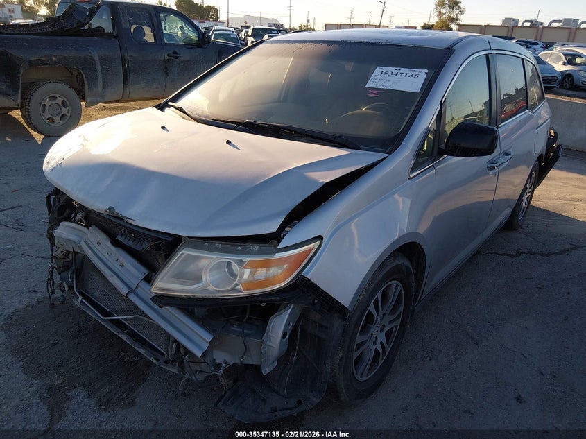 Vin: 5fnrl5h66bb003459, lot: 35817691, honda odyssey ex-l 20112