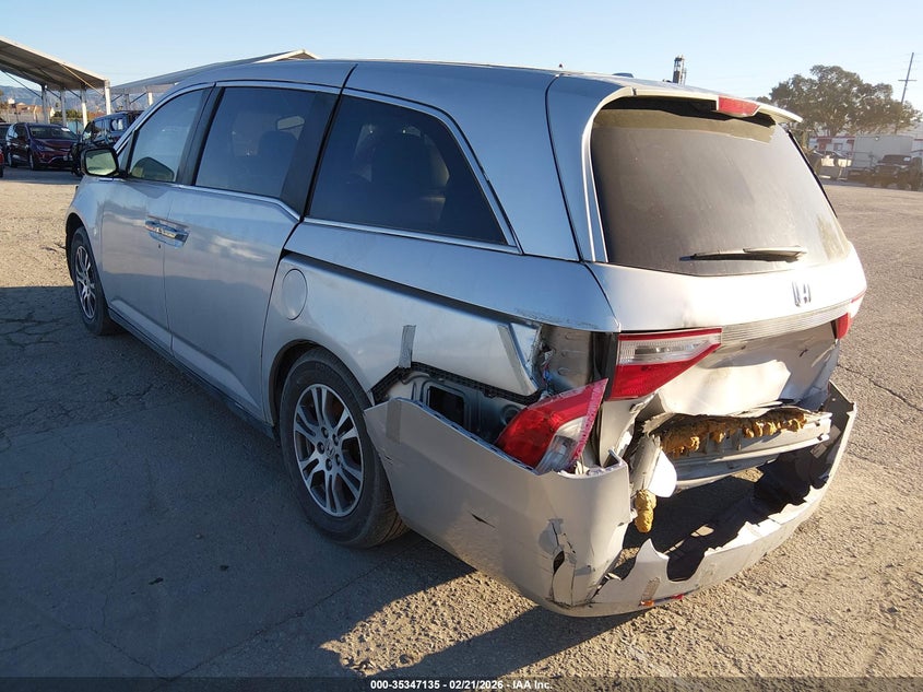 Vin: 5fnrl5h66bb003459, lot: 35817691, honda odyssey ex-l 20113