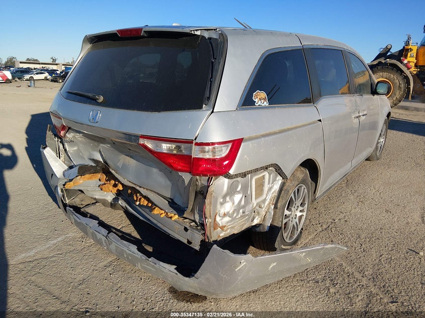 Vin: 5fnrl5h66bb003459, lot: 35817691, honda odyssey ex-l 20114