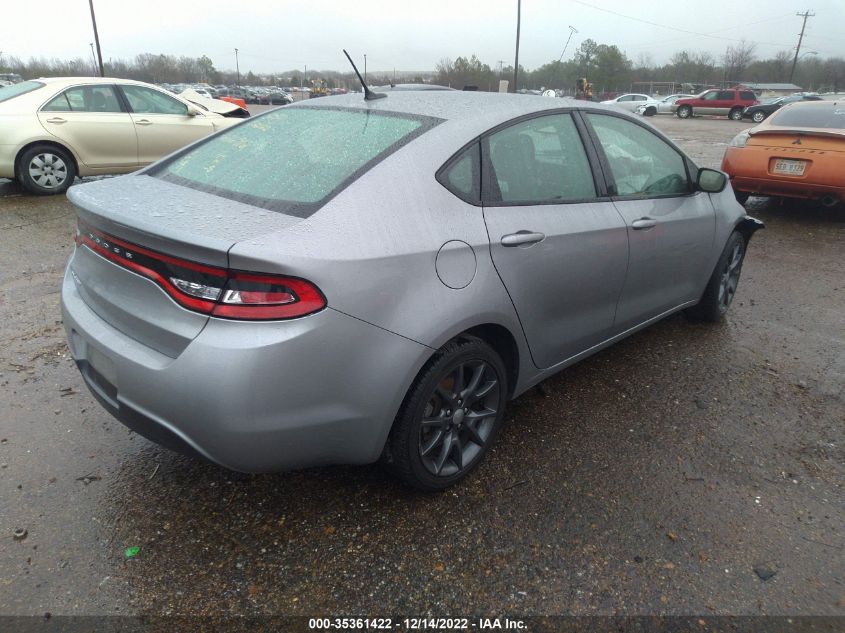 2016 Dodge Dart Se VIN: 1C3CDFAAXGD606912 Lot: 35361422