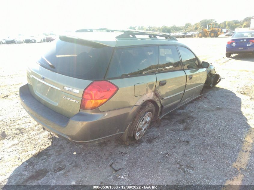 2005 Subaru Outback 2.5I VIN: 4S4BP61C057341215 Lot: 35361568