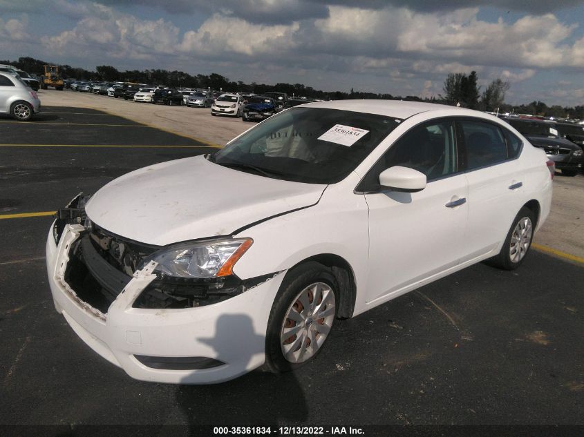 2015 Nissan Sentra Fe+ S/Sv/S/Sr/Sl VIN: 3N1AB7AP4FY218236 Lot: 35361834