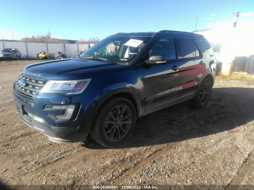 2017 Ford Explorer Xlt VIN: 1FM5K8D83HGD54821 Lot: 35368891