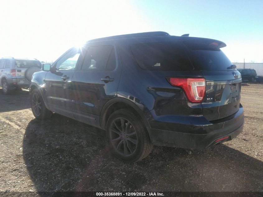 1FM5K8D83HGD54821 2017 Ford Explorer Xlt