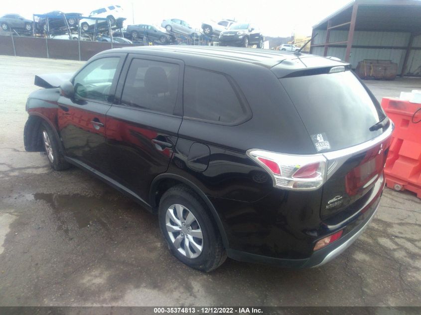 2015 Mitsubishi Outlander Es VIN: JA4AD2A36FZ001469 Lot: 35374813