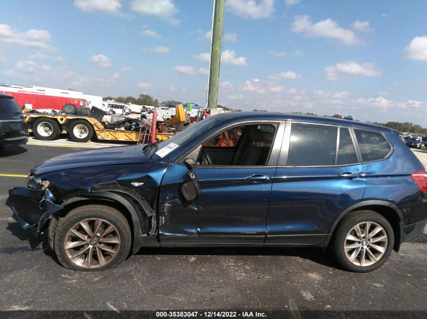 2013 BMW X3 xDrive28I VIN: 5UXWX9C51D0D01644 Lot: 35383047