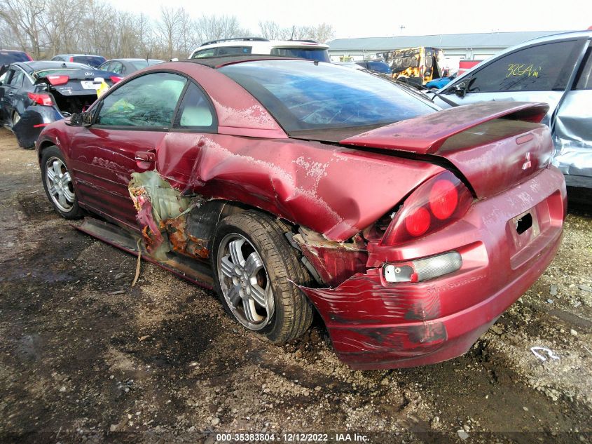 2001 Mitsubishi Eclipse Gt VIN: 4A3AC54H91E090128 Lot: 35383804