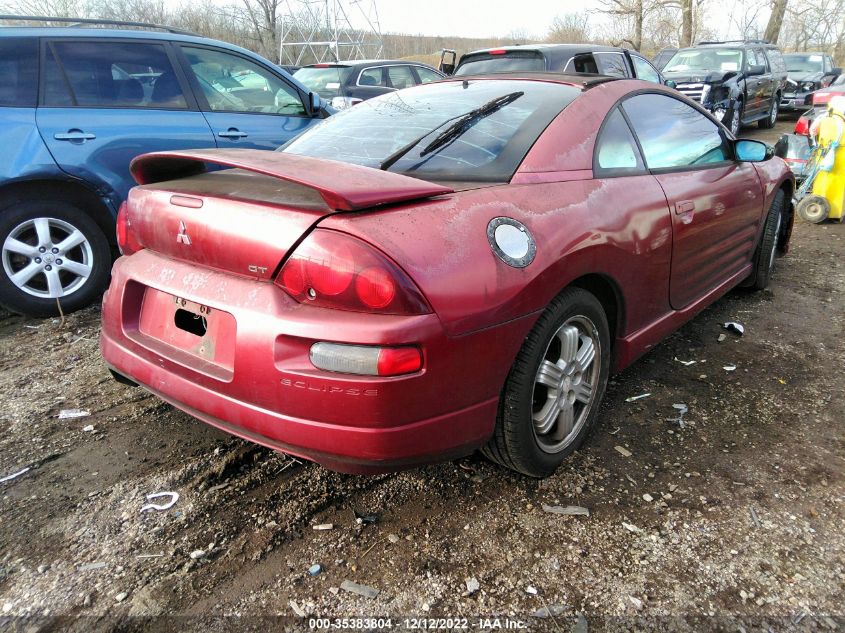 2001 Mitsubishi Eclipse Gt VIN: 4A3AC54H91E090128 Lot: 35383804