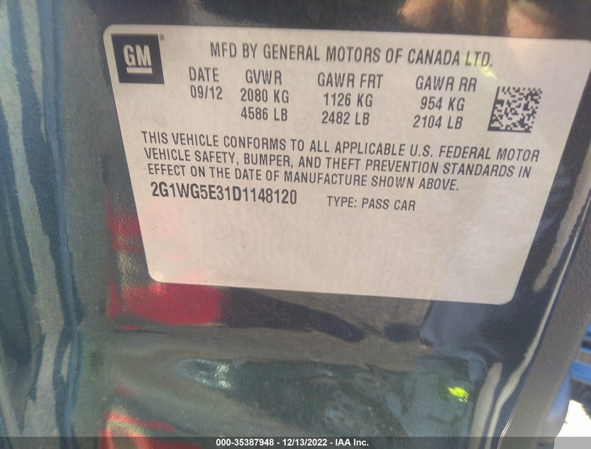 2G1WG5E31D1148120