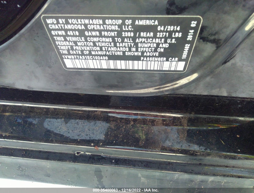 1VWBT7A31EC102430