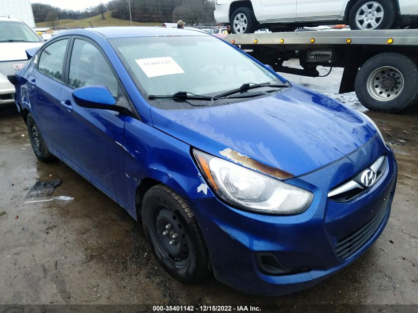 2013 Hyundai Accent Gls VIN: KMHCT4AE0DU361387 Lot: 35401142