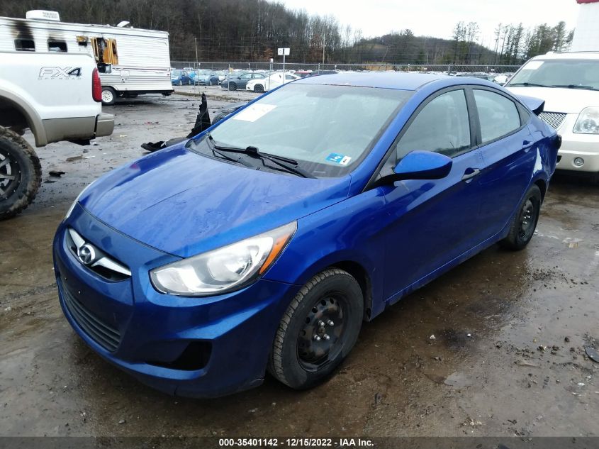 2013 Hyundai Accent Gls VIN: KMHCT4AE0DU361387 Lot: 35401142