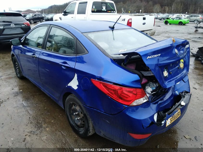 2013 Hyundai Accent Gls VIN: KMHCT4AE0DU361387 Lot: 35401142