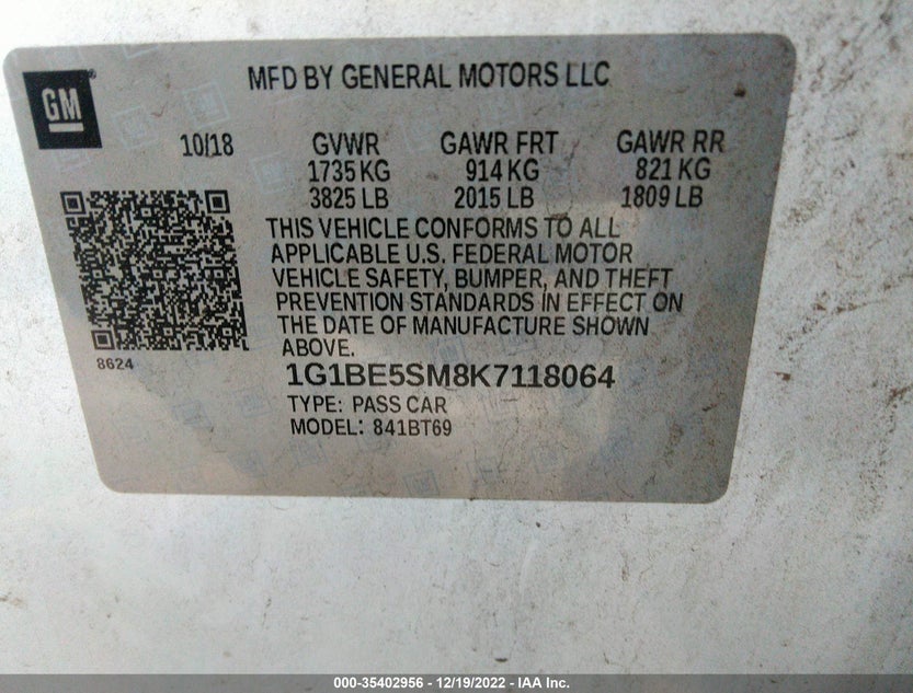 1G1BE5SM8K7118064
