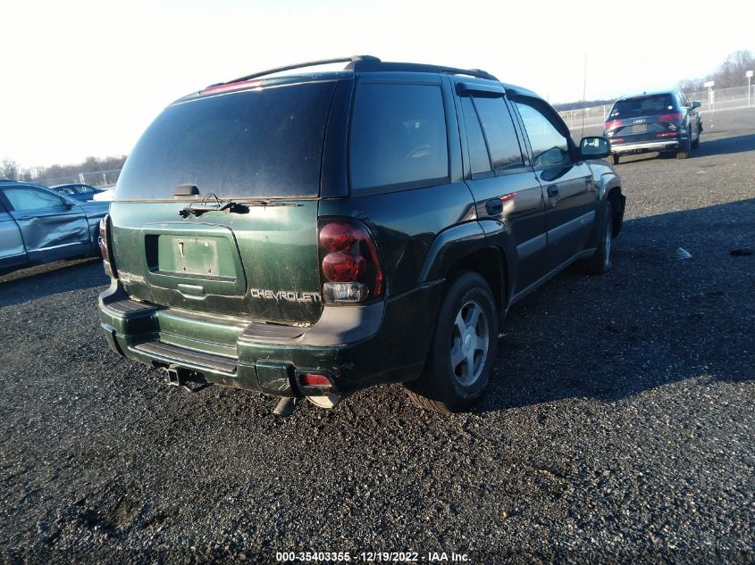 1GNDT13S542278888 2004 Chevrolet Trailblazer Ls