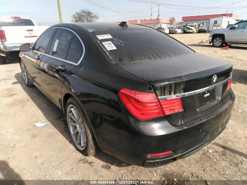 2011 BMW 740I VIN: WBAKA4C55BC612634 Lot: 35404385