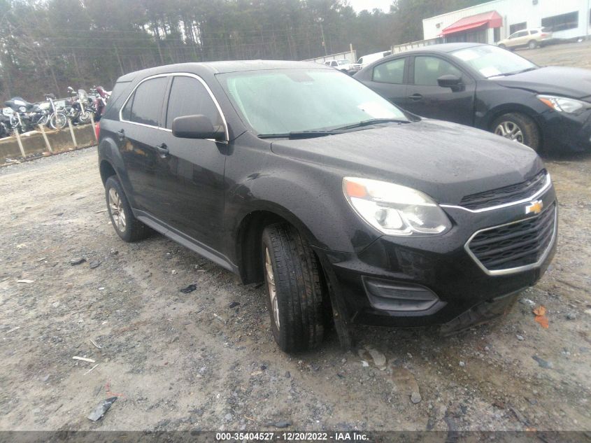 2016 Chevrolet Equinox Ls VIN: 2GNALBEK3G1153382 Lot: 35404527