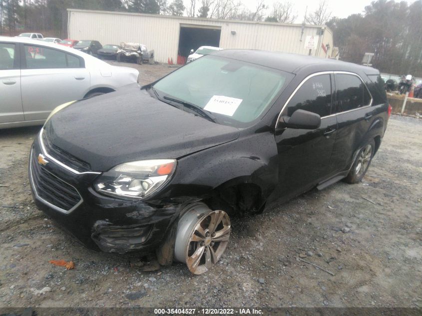 2016 Chevrolet Equinox Ls VIN: 2GNALBEK3G1153382 Lot: 35404527