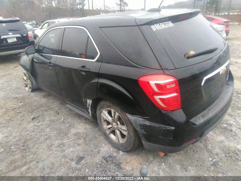 2016 Chevrolet Equinox Ls VIN: 2GNALBEK3G1153382 Lot: 35404527