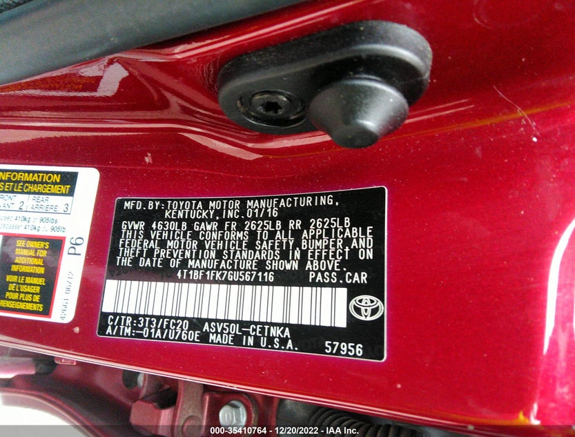 4T1BF1FK7GU567116