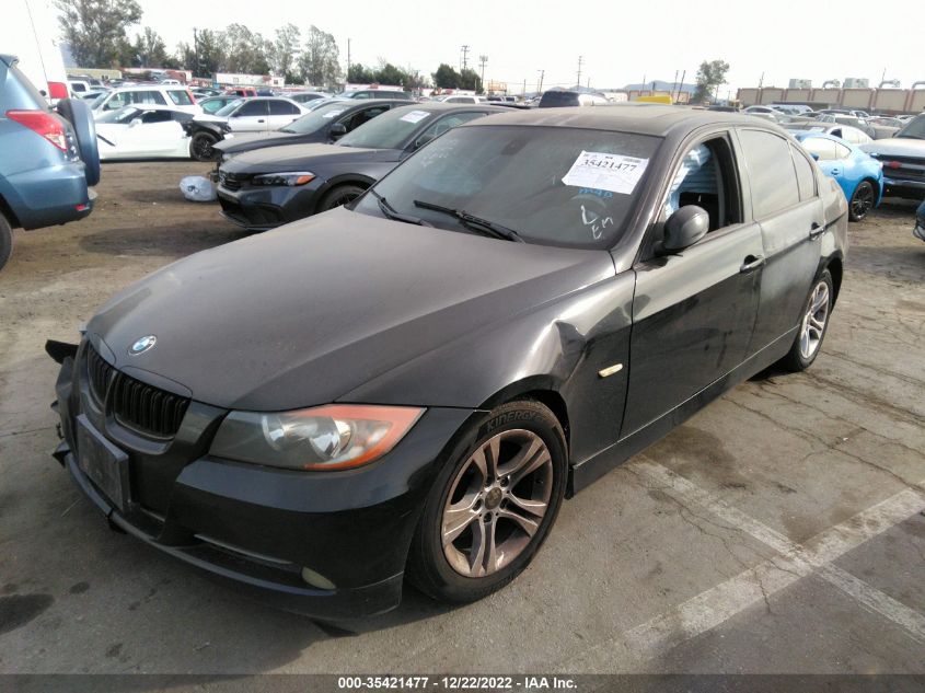 2008 BMW 328I VIN: WBAVA37548NL45484 Lot: 35421477