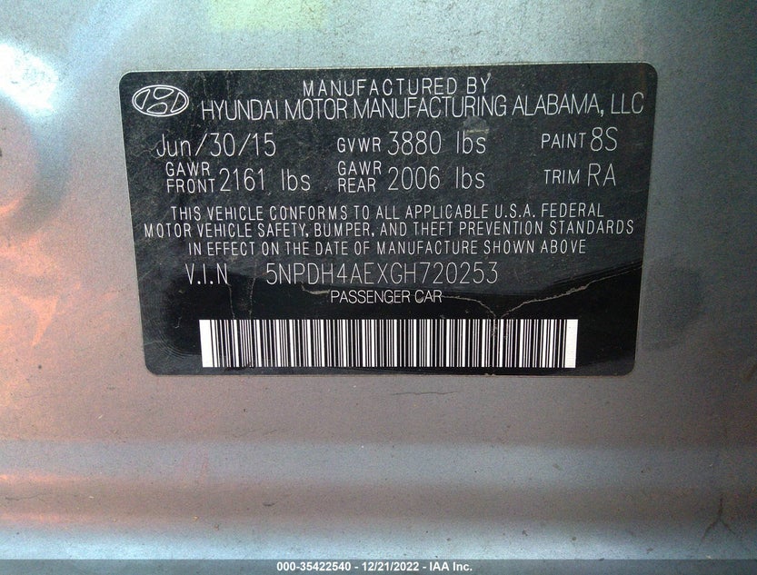 5NPDH4AEXGH720253