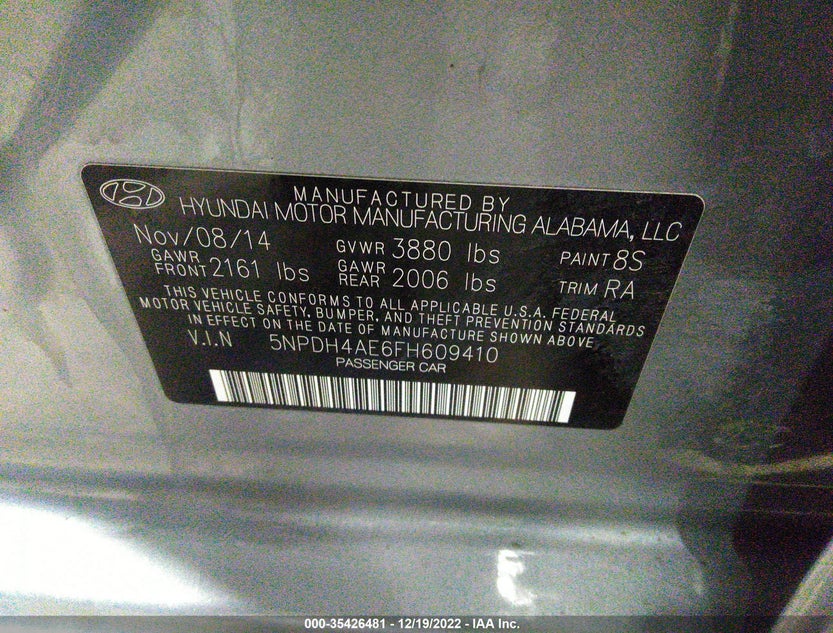 5NPDH4AE6FH609410