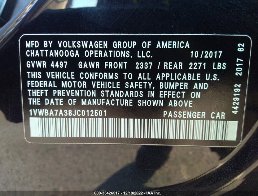 1VWBA7A38JC012501