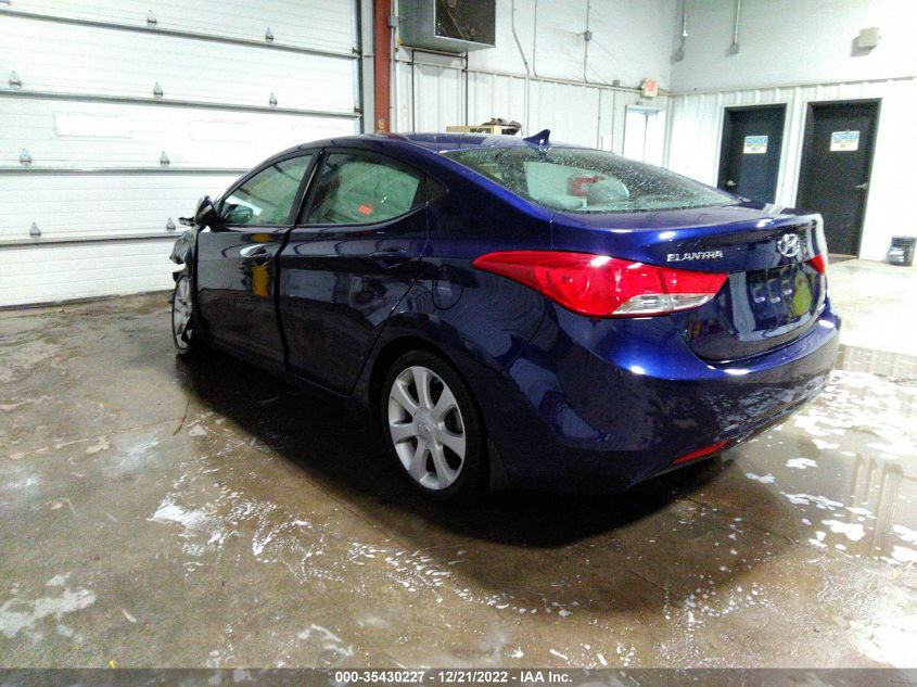 2013 Hyundai Elantra Limited VIN: 5NPDH4AE7DH416504 Lot: 35430227