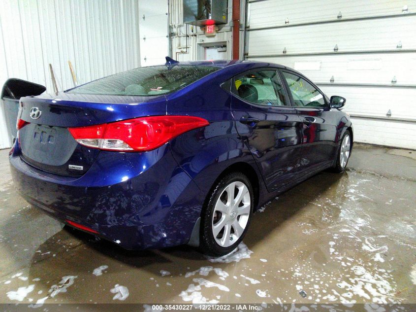 2013 Hyundai Elantra Limited VIN: 5NPDH4AE7DH416504 Lot: 35430227