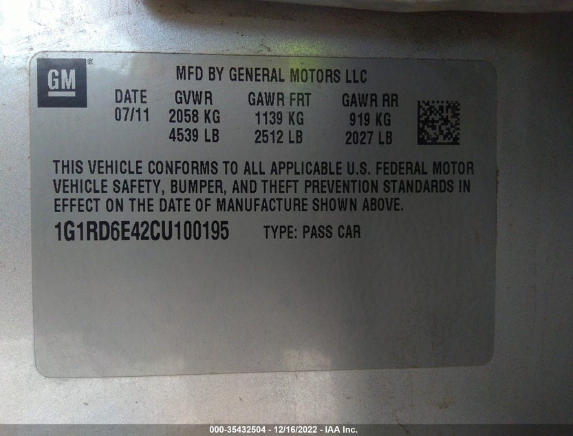 1G1RD6E42CU100195