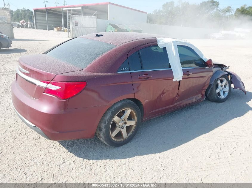 2013 Chrysler 200 Touring VIN: 1C3CCBBG2DN527089 Lot: 35433602