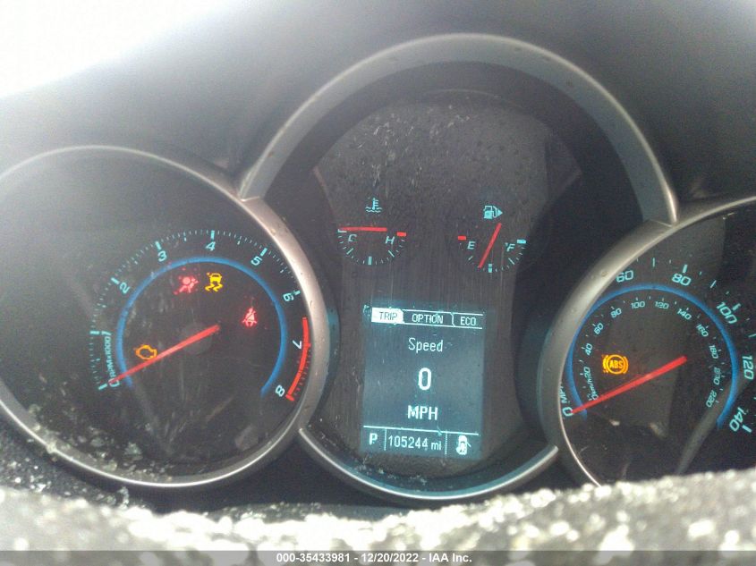 2013 Chevrolet Cruze Eco Auto VIN: 1G1PH5SB6D7182344 Lot: 35433981