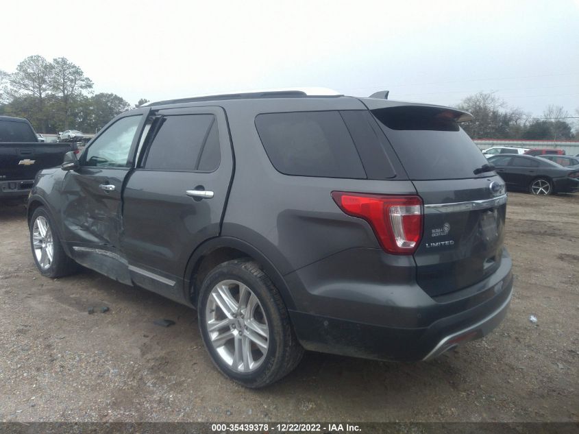 2017 Ford Explorer Limited VIN: 1FM5K7F89HGE33417 Lot: 35439378