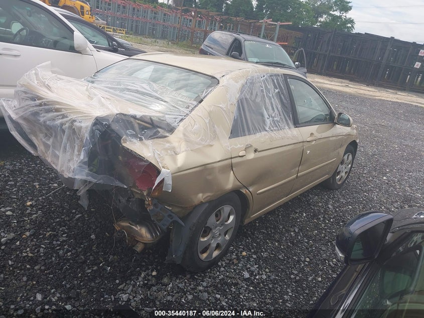 2009 Kia Spectra Ex VIN: KNAFE221X95660928 Lot: 35440187