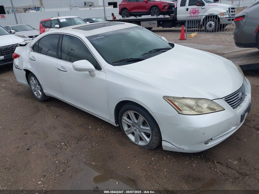 2009 Lexus Es 350 white sedan gasoline JTHBJ46G892280798 photo #1