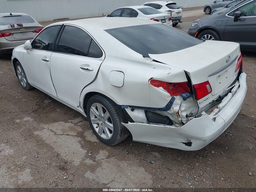 2009 Lexus Es 350 white sedan gasoline JTHBJ46G892280798 photo #4